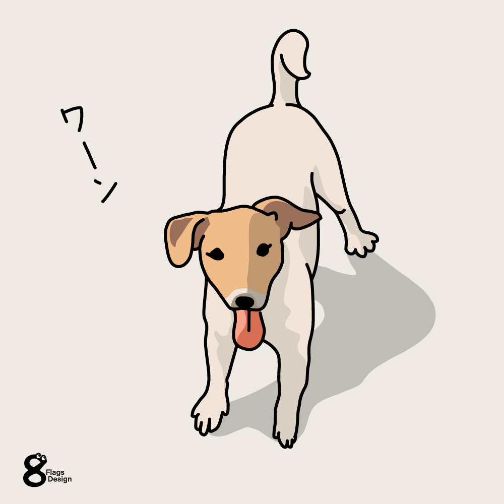 ぴょんぴょん犬のキャッチ画像