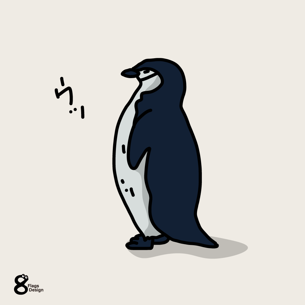絶句するペンギンのキャッチ画像