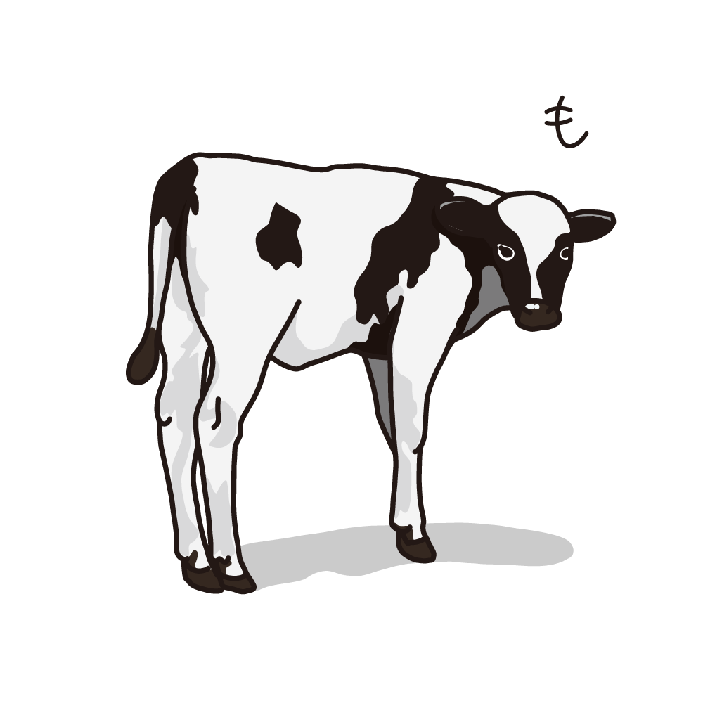 無料 商用利用okのベクター素材 子牛のイラスト ベクターシェルフ