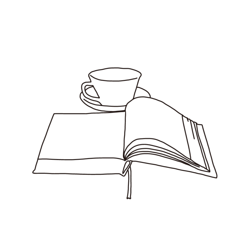 本と紅茶ライン