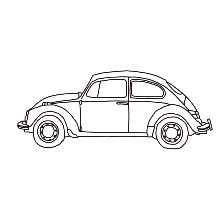 無料・商用利用OKのベクター素材【車（横）のイラスト】 | ベクターシェルフ