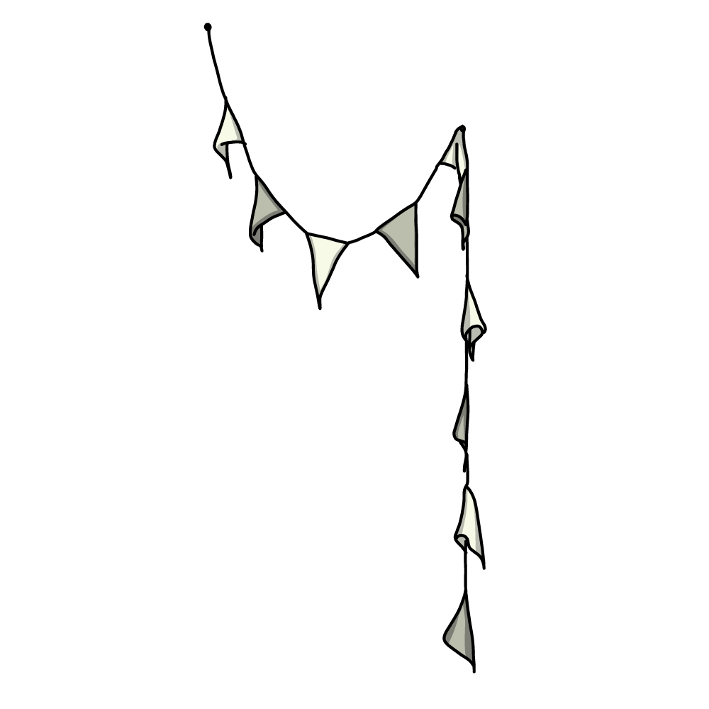 無料 商用利用okのベクター素材 三角のガーランドのイラスト ベクターシェルフ