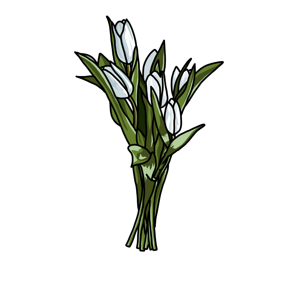 無料 商用利用okのベクター素材 チューリップの花束のイラスト ベクターシェルフ