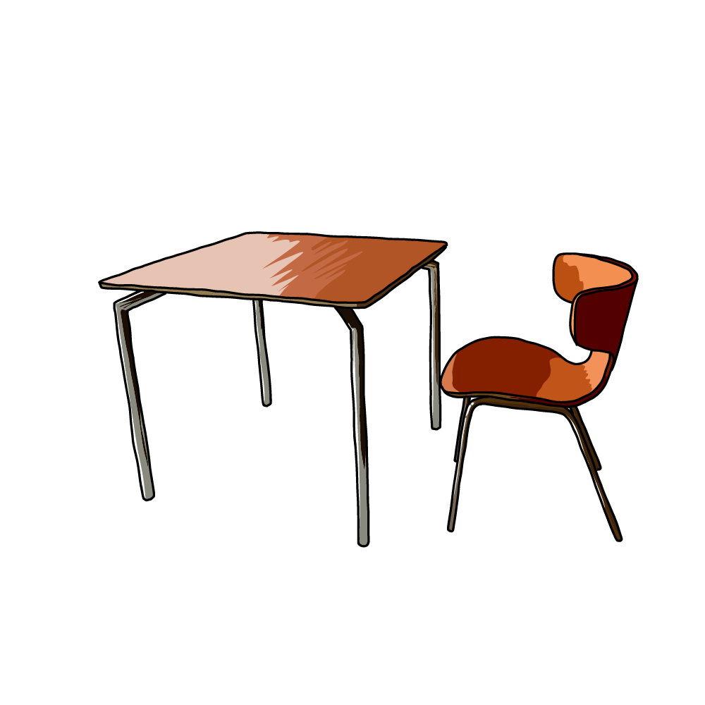 椅子とテーブル4