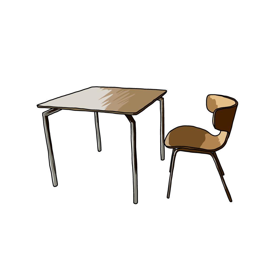 椅子とテーブル3